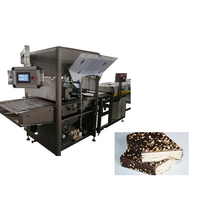 Stainless Steel Chocolate Enrobing Machine Automatic For Food / Beverage Industry 380V/415V