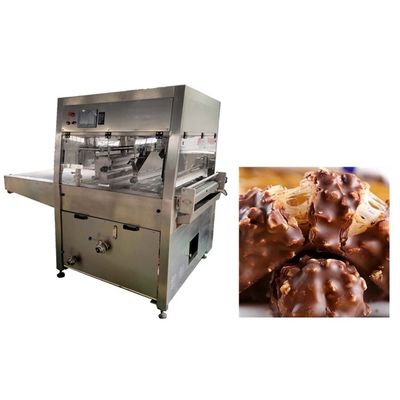 28.5kw 1200mm Genişlikli Taşıyıcı Çikolata Enrobing Makinesi 304 SS