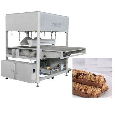 Çift katmanlı 500kg/h çikolata kaplama makinesi