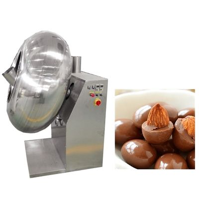 Çikolata cilalama makinesi 300kg/h fındık kaplama